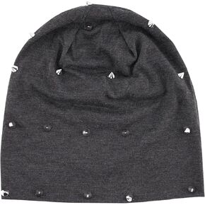 Men Women Goth Hat Nail Skull Punk Hats Warm Gothic Emo Beanie Fall Winter Clothes