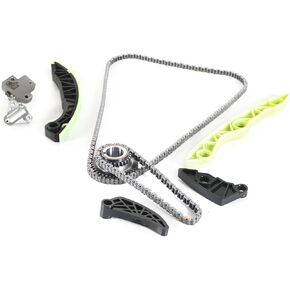 Engine Timing Chain Kit w/Tensioner Compatible With Dodge Journey 2009-2020 Fit for Avenger 08-14 for Compass/Patriot 07-17 2.0L 2.4L Automotive Replacement Timing Parts 4884868AB 5047022AA