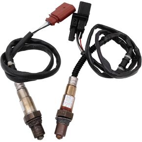 2pcs O2 Oxygen Sensor Upstream & Downstream Fits for 2001-2005 Audi A4 A4 Quattro Volkswagen 2002-2004 Beetle 2002-2006 Golf 2002-2005 Jetta SG1170 17014