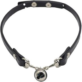 Punk Jingle Bell PU Leather Choker Necklace for Women Tinkle Bells Collar Necklaces Personalized Rock Lolita Cosplay Party Jewelry Gifts Christmas