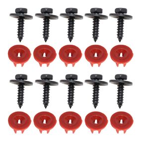 10 Sets Bottom Shield Fasteners Engine Undertray Cover Clips Compatible with Ford Focus