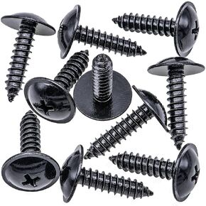 Rexka 10pcs Rear Fender Liner Screws Compatible with Hyundai Kia 12493-05207E Accent Elantra Sonata Forte Rio Sorento