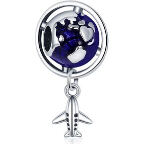 Silver Stars and Moon Dangle Charms for Bracelets and Necklaces Fit for Charms Jewelry Gift for Women Family Friends