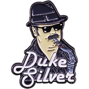 Duke Silver Jazz Ron Swanson Comedy TV Show 1.4" Enamel Pin Badge