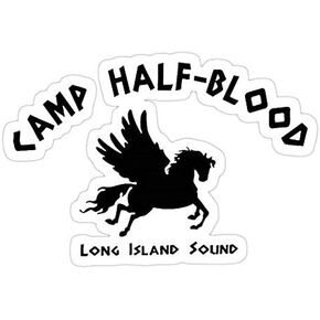 Camp Half-Blood, Rick Riordan Decal Sticker - Sticker Graphic - Auto, Wall, Laptop, Cell, Truck Sticker for Windows, Cars, Trucks