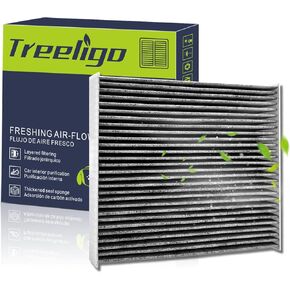 Cabin Air Filter- Coconut Shell Activated Carbon Replacement for Car Passenger CP134 CF10134 -Applicable for Honda Civic CR-V Odyssey Passport and Acura CSX ILX MDX RDX TLX RLX,more+