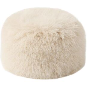 Winter Faux Fur Hat Warm Trapper Hat Cossack Russion Style Hat for Women