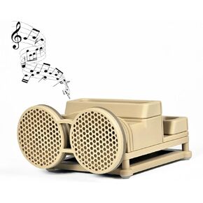 Sound Amplifier Stand Holder for Cell Phone, Emotional Mobile Phone Louder Sound Speaker (Matte Malt Clay)