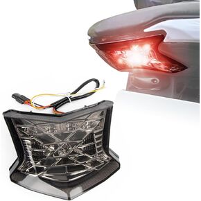 PSLER Tail Light Integrated Turn Siginal - for 2017-2024 Z900 Z650 Ninja 650, 2020-2024 ZH2,Smoke Lens