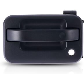 KarParts360 Door Handle for Ford F-150 2004-2014 Driver Side | Exterior | Front Black | with Key Hole | FO1310129 | CL3Z1522405BB