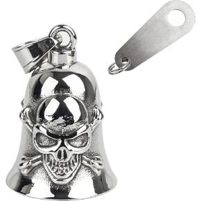 Motorcycle Bell for Luck, Bell with Hanger, Drive Safe for Bikers Riders