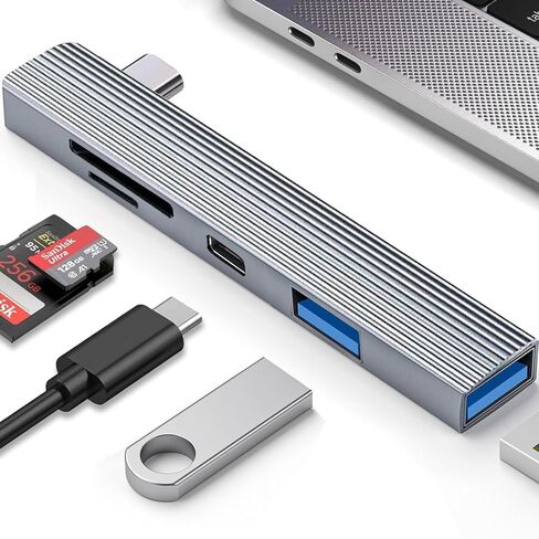USB C SD Card Reader with USB 3.0 Female OTG Adapter for iPhone 15/iPad/MacBook/Mac, 3-in-1 USB C to SD/Micro SD Memory Card Reader with USB Camera Adapter for Type-C Laptop Tablet Phone in Saudi Arabia