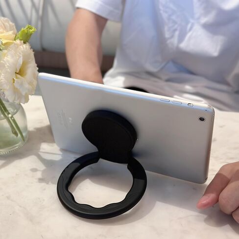 Tablet Ring Holder -Tablet Stand Adjustable Universal Tablet Hand Strap Holder, 360 Degrees Handle Grip Handle Grip with Adhesive Patch for iPad/Galaxy Tab and All 7-11" Tablets,(Blue) in Saudi Arabia