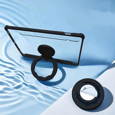 Tablet Ring Holder -Tablet Stand Adjustable Universal Tablet Hand Strap Holder, 360 Degrees Handle Grip Handle Grip with Adhesive Patch for iPad/Galaxy Tab and All 7-11" Tablets,(Blue) in Saudi Arabia
