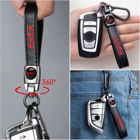 Genuine Leather Car Key chain Compatible with Lexus F Sport Keychain key Ring Lanyard Men and Women Family Present Accessories in Saudi Arabia