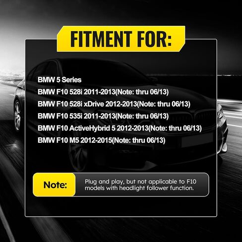 وحدة التحكم في المصباح الأمامي زينون TMS وحدة السائق متوافقة مع BMW 5 Series F10 528i 538i 550i M5 يستبدل # 63117316217 7316217 7304905 in Kuwait