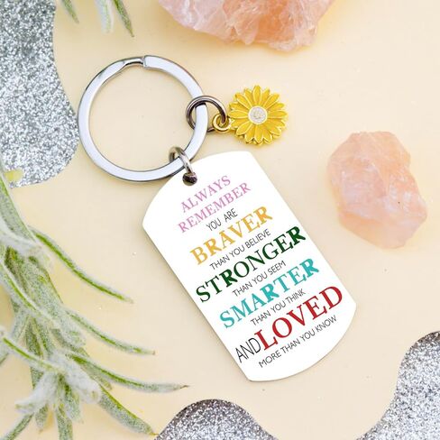 Inspirational Gifts For Women Men Teens Boys Teen Girls Motivational Gifts For Best Friend Birthday Gifts Affirmation Uplifting Mental Health Gifts For Adults Encouragement Keychain Ideas in Saudi Arabia