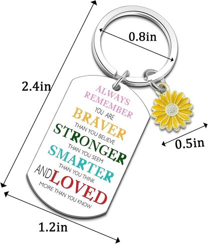 Inspirational Gifts For Women Men Teens Boys Teen Girls Motivational Gifts For Best Friend Birthday Gifts Affirmation Uplifting Mental Health Gifts For Adults Encouragement Keychain Ideas in Saudi Arabia