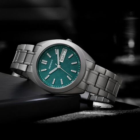 BERNY Titanium Watch for Men Japanese Quartz Movement Analog Quartz Watches Super Luminous Sapphire Glass 10ATM Waterproof in Saudi Arabia