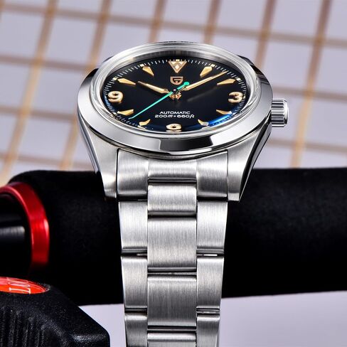 Pagani Design Men's Watch Stainless Steel Automatic Mechanical Watch Minimalist Waterproof Sapphire Glass Mirror Watch in Saudi Arabia