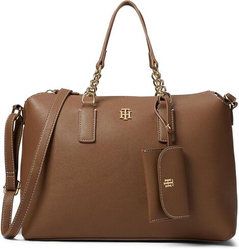 Tommy Hilfiger Brielle Ii Convertible Tz Satchel W/Hangoff in Saudi Arabia