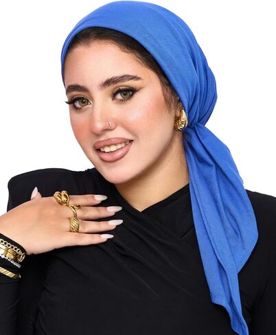 وشاح رأس مربوط مسبقًا للنساء - غطاء رأس قابل للتعديل لعلاج تساقط الشعر، غطاء رأس وشاح كيميائي، مناسب لجميع أحجام الرأس in Saudi Arabia