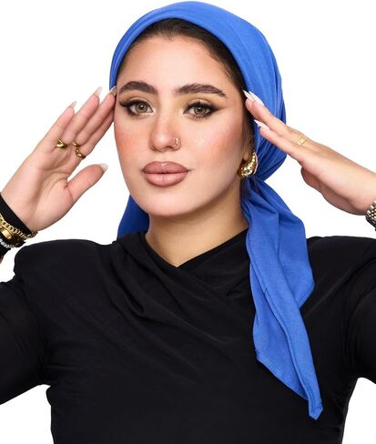 وشاح رأس مربوط مسبقًا للنساء - غطاء رأس قابل للتعديل لعلاج تساقط الشعر، غطاء رأس وشاح كيميائي، مناسب لجميع أحجام الرأس in Saudi Arabia