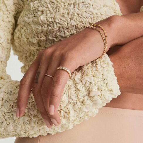 مجموعة خواتم ذهبية للنساء غير مشوهة، حلقات إبهام تشيكوسلوفاكيا مطلية بالذهب عيار 14 قيراط، خواتم مكتنزة لمفاصل ذهبية أنيقة هدية مقاس 5/6/7/8/9/10 in Kuwait