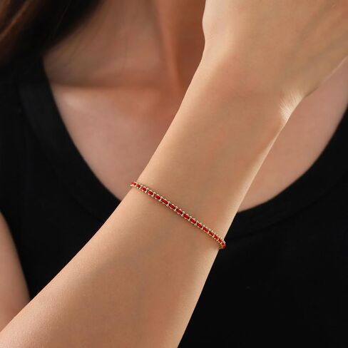 LEGENSTAR Gold Bracelet for Women 18K Gold Dainty Plated Lucky Bracelet for Women Handmade String Interwoven with Gold Chain Adjustable Length Simple Gold Bracelet Fashion Accessory in Saudi Arabia