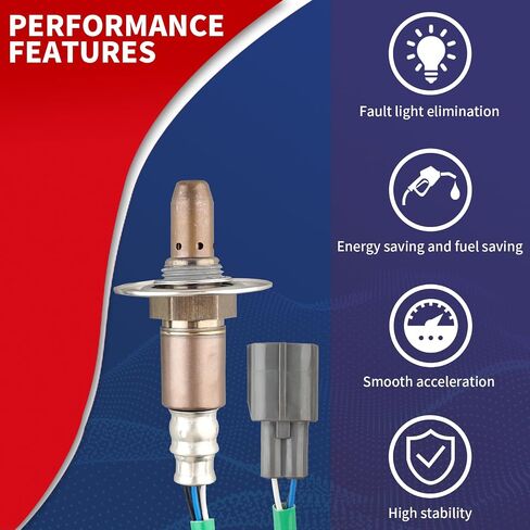 Oxygen O2 Sensor Heated Air Fuel Ratio Upstream 234-9017 15473 Compatible with Honda 2004-2005 Civic Acura EL 1.7L D17A2 Engine Replace 2132850 SG1362 SG1858 SU7162 5S5667 36531PLR003 in Kuwait