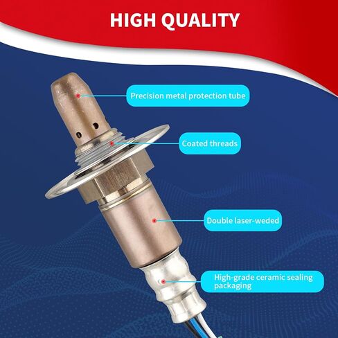 Oxygen O2 Sensor Heated Air Fuel Ratio Upstream 234-9017 15473 Compatible with Honda 2004-2005 Civic Acura EL 1.7L D17A2 Engine Replace 2132850 SG1362 SG1858 SU7162 5S5667 36531PLR003 in Kuwait