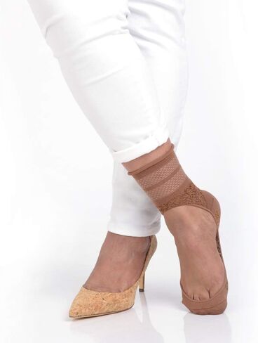 KEYSOCKS Women's LOWKEY No Show Socks for Women - The Metallic Magic: No-Slipping - Low Cut Keys (Ankle) Socks in Saudi Arabia