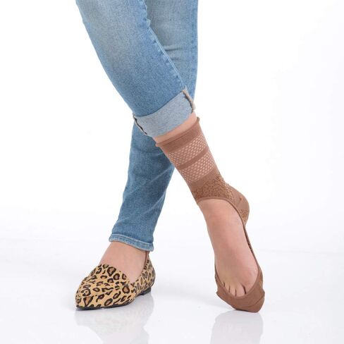 KEYSOCKS Women's LOWKEY No Show Socks for Women - The Metallic Magic: No-Slipping - Low Cut Keys (Ankle) Socks in Saudi Arabia