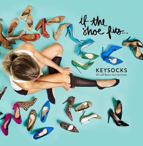 KEYSOCKS Women's LOWKEY No Show Socks for Women - The Metallic Magic: No-Slipping - Low Cut Keys (Ankle) Socks in Saudi Arabia
