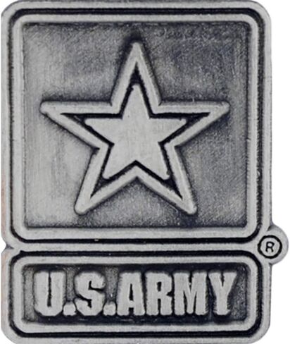 United States Army Logo 1" Lapel Pin (Pewter) in Saudi Arabia