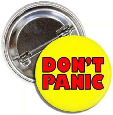 دبوس شارة لا داعي للذعر in Kuwait