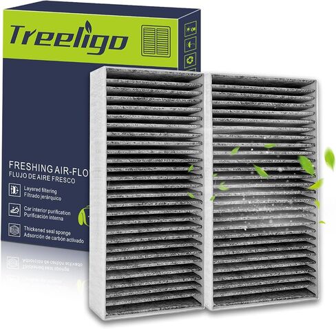 Cabin Air Filter- Coconut Shell Activated Carbon Replacement for Car Passenger CP134 CF10134 -Applicable for Honda Civic CR-V Odyssey Passport and Acura CSX ILX MDX RDX TLX RLX,more+ in Kuwait