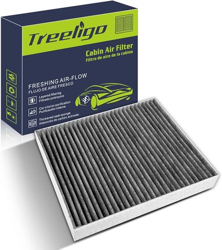 Cabin Air Filter- Coconut Shell Activated Carbon Replacement for Car Passenger CP134 CF10134 -Applicable for Honda Civic CR-V Odyssey Passport and Acura CSX ILX MDX RDX TLX RLX,more+ in Kuwait