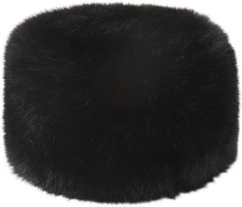 Winter Faux Fur Hat Warm Trapper Hat Cossack Russion Style Hat for Women in Saudi Arabia