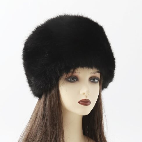 Winter Faux Fur Hat Warm Trapper Hat Cossack Russion Style Hat for Women in Saudi Arabia