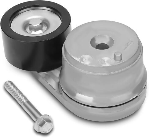 A-Premium Belt Tensioner Assembly with Pulley Compatible with Blue Bird TC2000 & Freightliner Classic & International Harvester 2554 & Kenworth T300 & Peterbilt 320 & Sterling Truck Acterra in Saudi Arabia