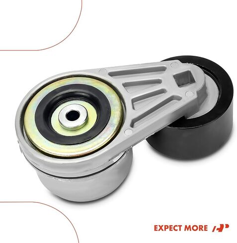 A-Premium Belt Tensioner Assembly with Pulley Compatible with Blue Bird TC2000 & Freightliner Classic & International Harvester 2554 & Kenworth T300 & Peterbilt 320 & Sterling Truck Acterra in Saudi Arabia