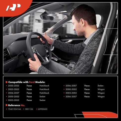 A-Premium Multifunction Switch Turn Signal Switch Headlamp High/Low Beam Switch Compatible with Ford Focus 2000-2007, Replace # YS4Z13341AA in Saudi Arabia