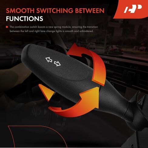 A-Premium Multifunction Switch Turn Signal Switch Headlamp High/Low Beam Switch Compatible with Ford Focus 2000-2007, Replace # YS4Z13341AA in Saudi Arabia
