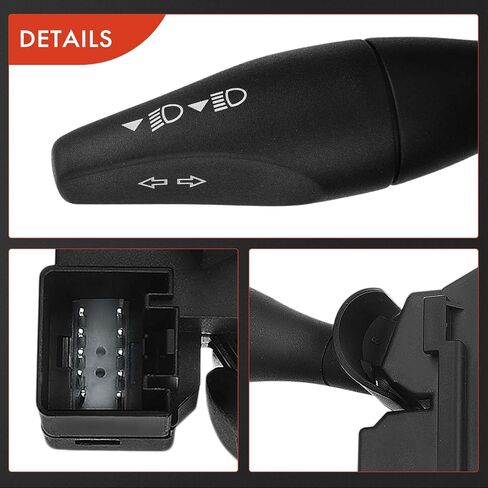 A-Premium Multifunction Switch Turn Signal Switch Headlamp High/Low Beam Switch Compatible with Ford Focus 2000-2007, Replace # YS4Z13341AA in Saudi Arabia