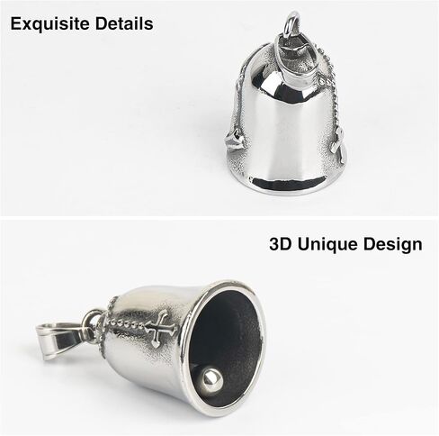 Motorcycle Bell for Luck, Bell with Hanger, Drive Safe for Bikers Riders in Kuwait
