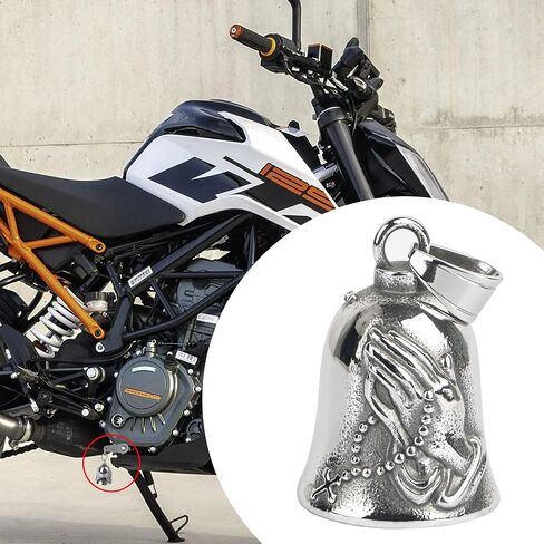 Motorcycle Bell for Luck, Bell with Hanger, Drive Safe for Bikers Riders in Kuwait