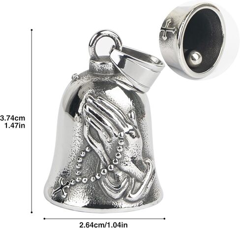 Motorcycle Bell for Luck, Bell with Hanger, Drive Safe for Bikers Riders in Kuwait