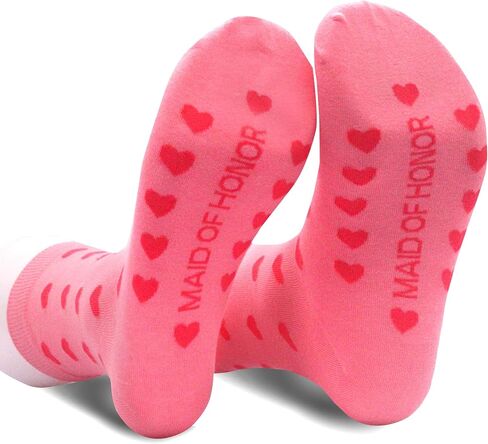 Heart Socks, Wedding Socks, Mothers Day Socks Gifts, Wedding Party Gift, Socks For Women. in Saudi Arabia