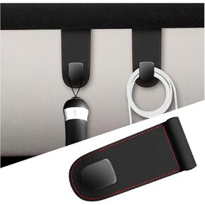 Mandark Car Co-Pilot Glovebox Hooks, Anti-Scratch Auto Co-Pilot Glove Box Hanger, Vehicle Interior Storage Organizer Accessories for Handbags Purses Coats, Universal for RV, SUV, Truck (Black-1)